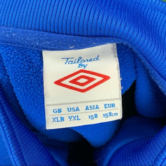 Blue Umbro quarter zip up small - Picture 4 of 4